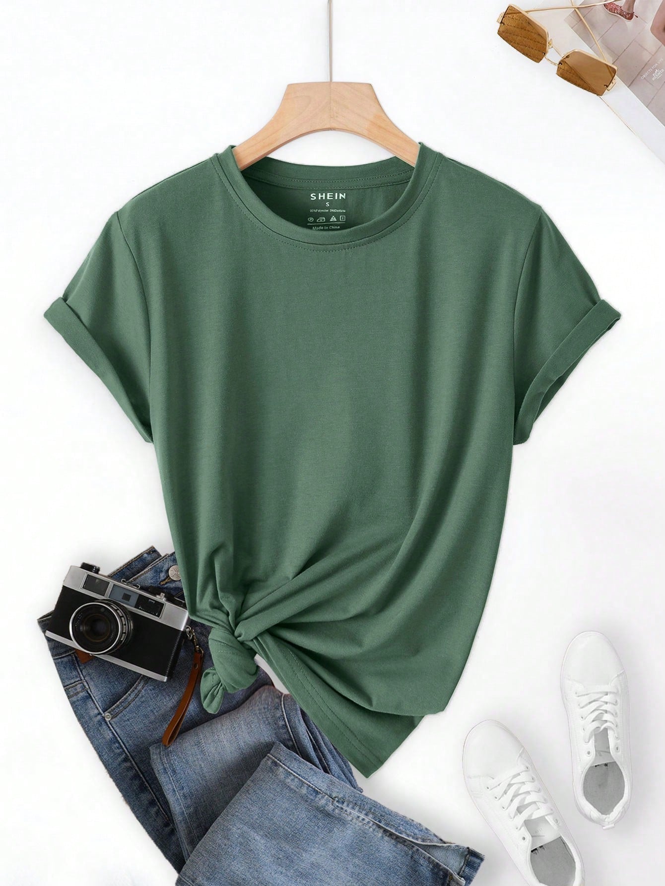 Soft Autumn Green T-Shirt von Color Compass – perfekt für deine Season Damen T-Shirts