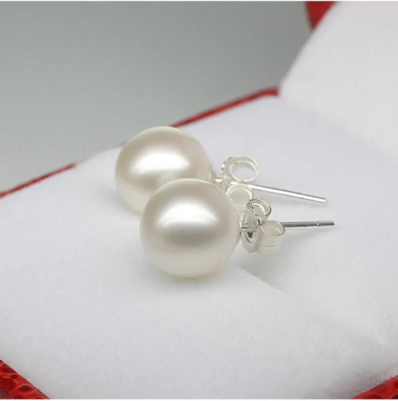 Soft Summer / 925 Sterling Silver - Natural Freshwater Pearl Earrings von Color Compass – perfekt für deine Season Ohrring